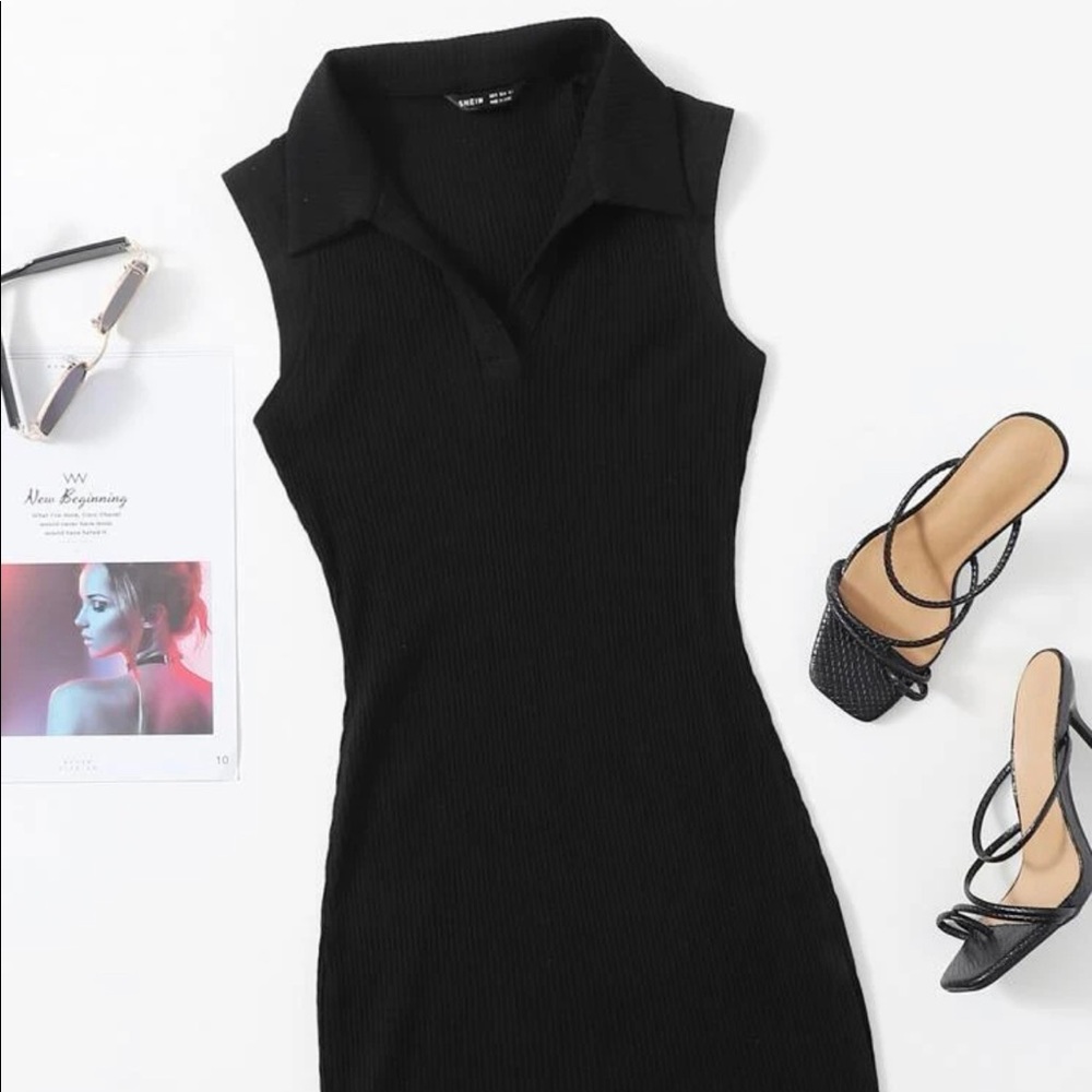 Bundle (3) - Zara Solid Ribbed Knit Button Down T… - image 1